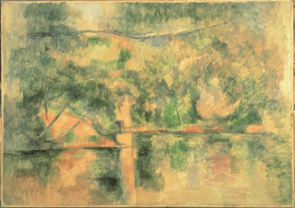 ポール・セザンヌ ≪水の反映≫の画像